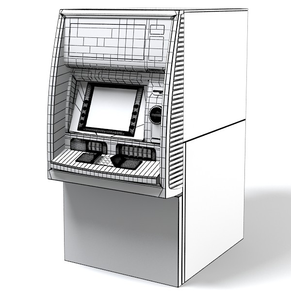 3d model of atm cash machine - ATM cash machine by shop3ds